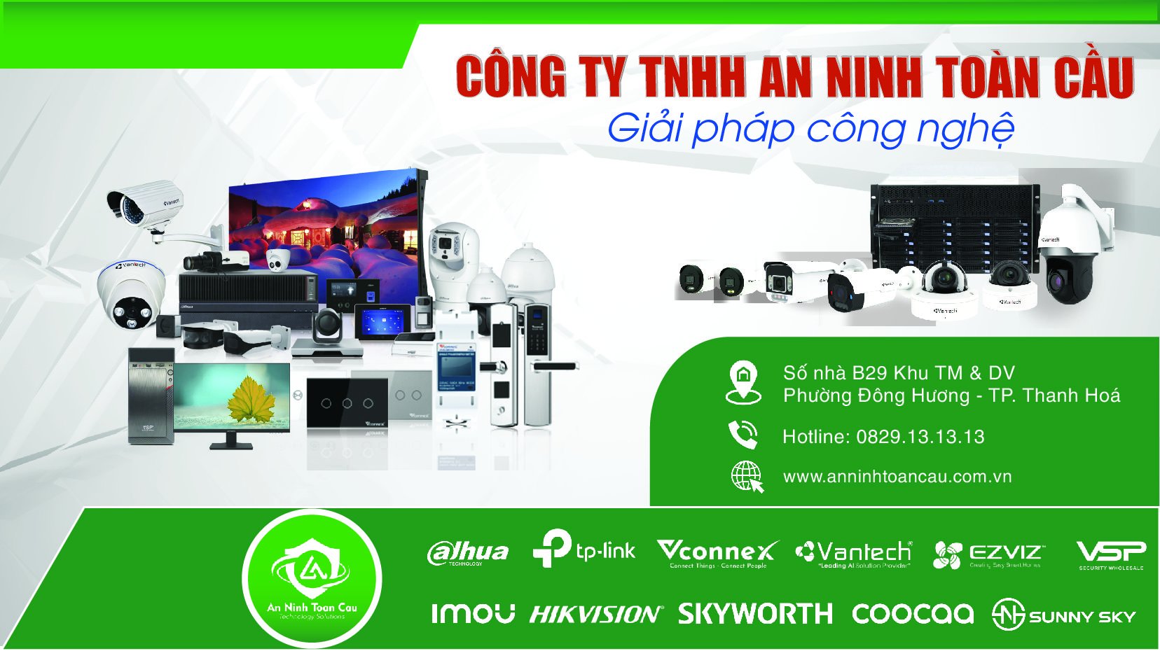 Thiết Bị An Ninh Toàn Cầu - nhà Phân Phối lớn nhất tại Thanh Hoá